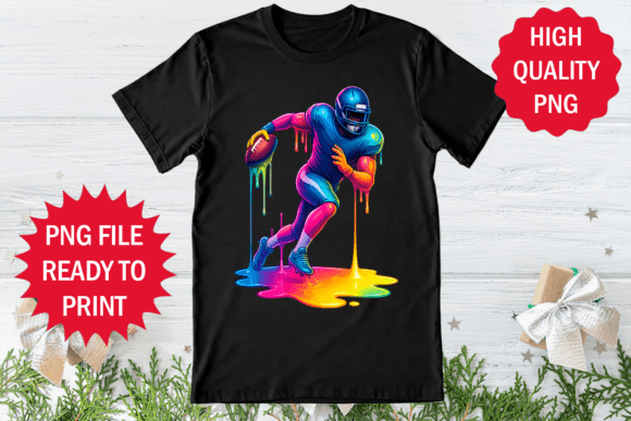 American Football Colorful Design Png Review