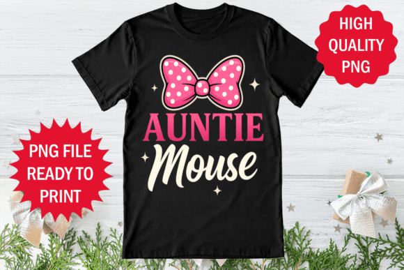 Auntie Mouse Funny Aunt Sublimation Png Review