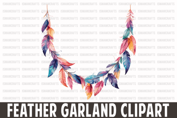Feather Garland Clipart PNG Review