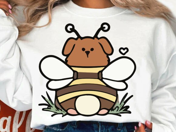 Funny Bee Dog Mashup Sweatshirt PNG Review