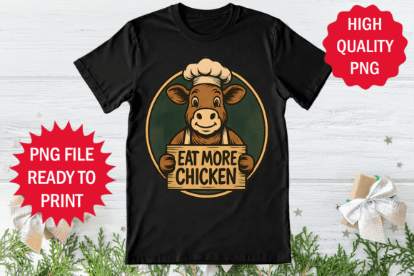 Funny Eat More Chicken Design Png Art Review