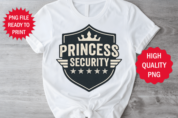 Princess Security Design Shirt Clipart Review