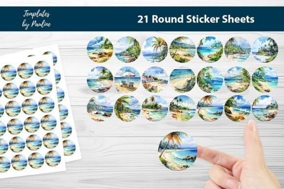 Tropical Printable Sticker Sheet Bundle Review